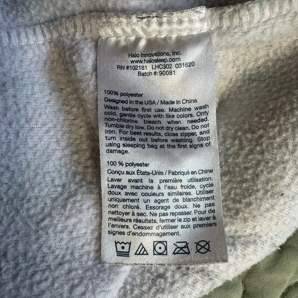Halo Sleepsack Size Medium 6-12 Months Safari Animals Fleece Soft‎
